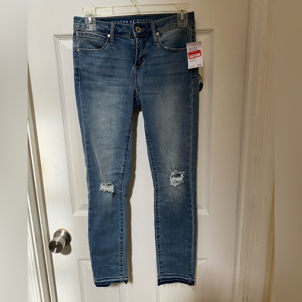 Articles Of Society Blue Skinny Jeans
